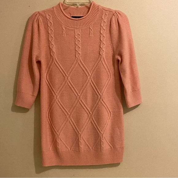 Amy Byer Top Sweater Long Sleeve Peach High Neck Girls Size XL(16) - Picture 1 of 9